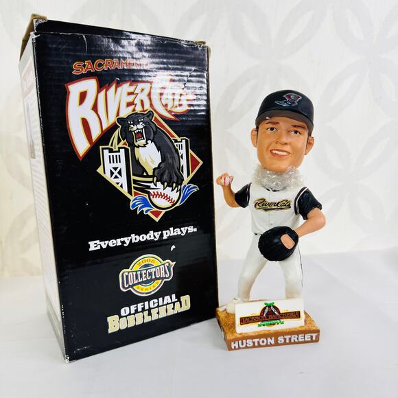 Huston Street Bobblehead Sacramento River Cats Oakland A's SGA - Picture 9 of 10